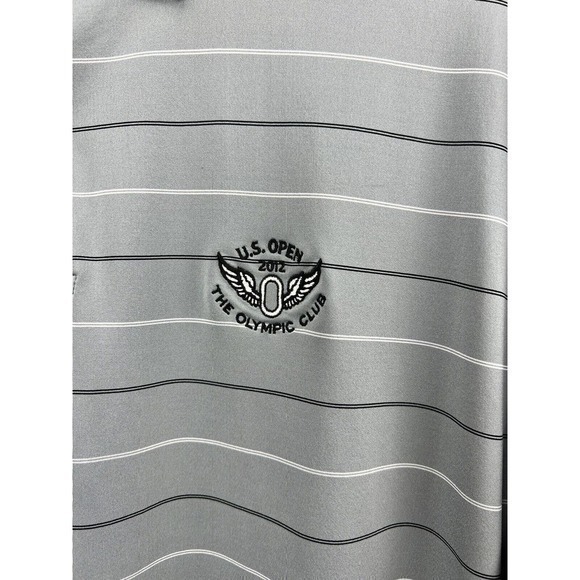 RLX Ralph Lauren Polo Shirt Mens 2XL Gray 2012 US Open The‎ Olympic Club Golf - Picture 3 of 9